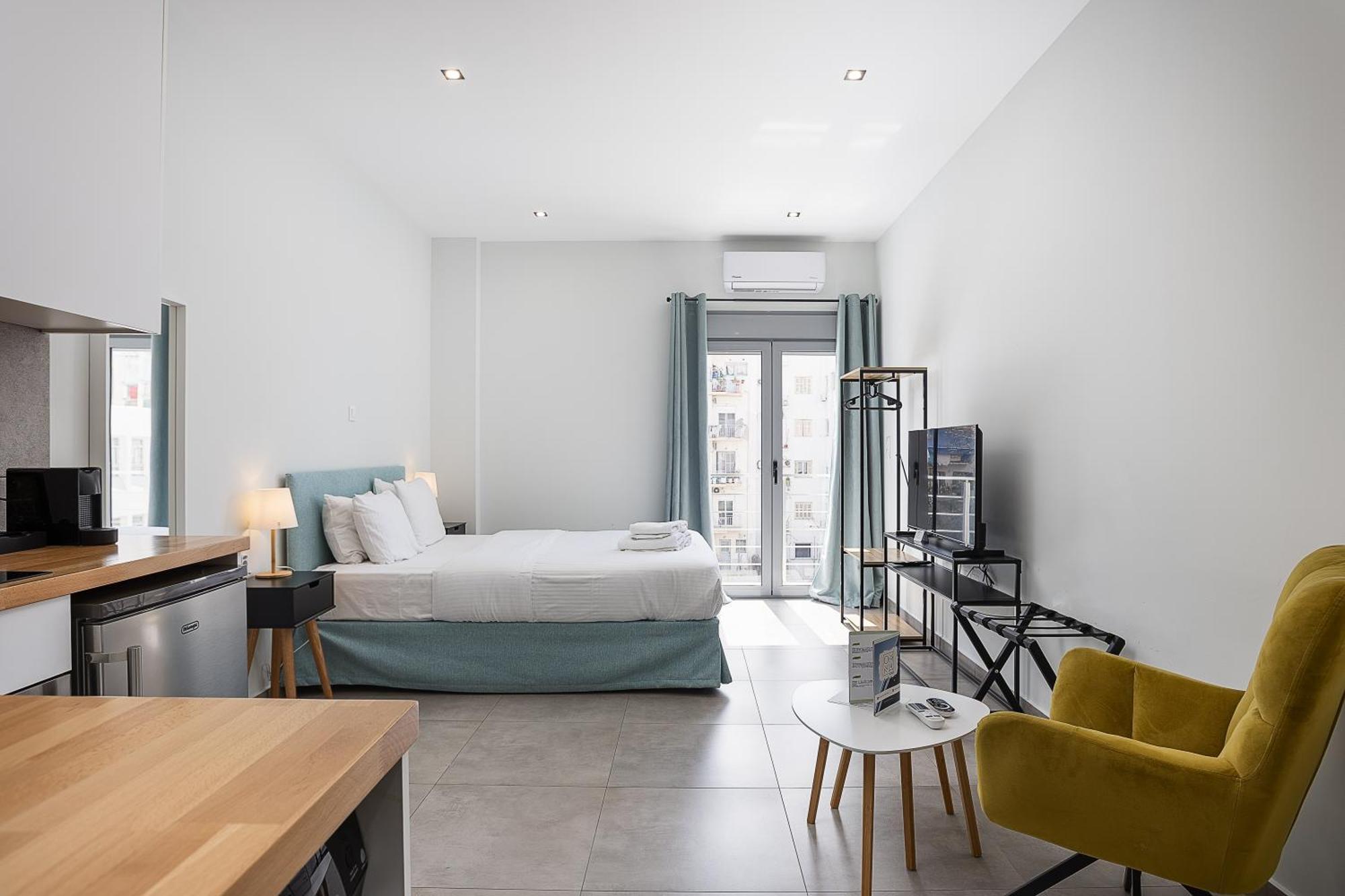 Apartamento The Omnia Collection Pagrati Atenas Habitación foto